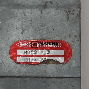 Nabco Westinghouse MGCS-3 Valve (81-4-25)