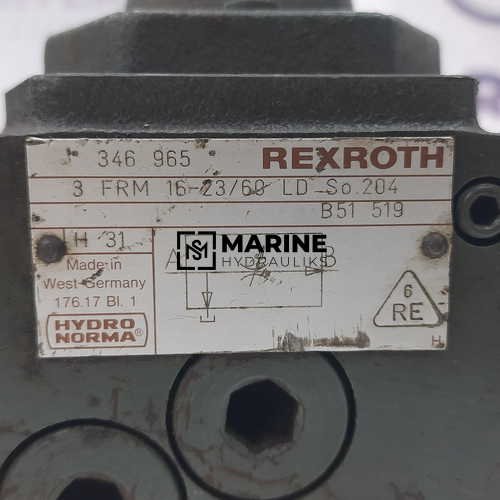 33 (3) Rexroth Hydronorma 3-FRM 16-23/60-LD Hydraulic directional control valve