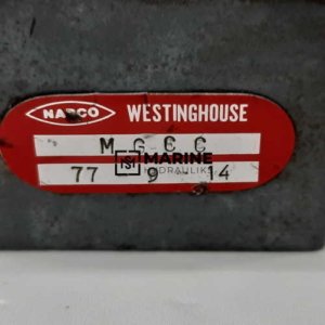 Nabco Westinghouse M-G-C-C Valve (77-9-14)