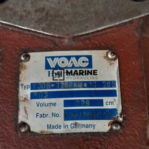 VOAC Hydraulics V30B-128RKN-11 285 Piston pump