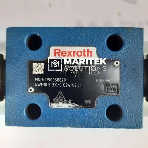 Rexroth 4WE10E3XCG24N9K4 (R900588201) Directional Spool Valve (2) Rexroth 4WE10E3X/CG24N9K4 (R900588201) Directional Spool Valve