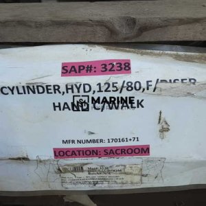 Fjereo A/S HMS-C-D-12580×890-30-C-R Hydraulic cylinder