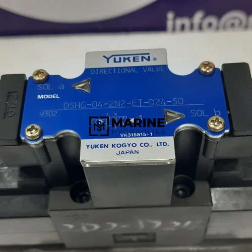 Yuken DSHG-04-2N2-ET-D24-50 (2) Yuken DSHG-04-2N2-ET-D24-50 Controlled Pilot Operated Directional Valve