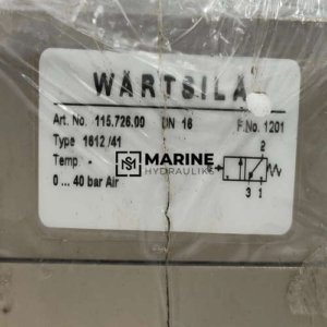 Wartsila – Eugen Seitz 1612/41 (115.726.00) Pressure-controlled valve