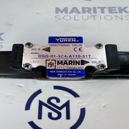 s-l1600 (25) Yuken DSG-01-3C4-A110-51T Solenoid-operated directional control valve